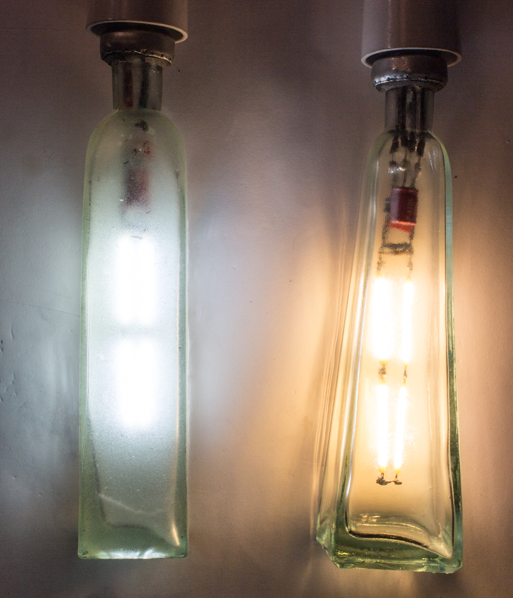 bottle bulb LED filament big clive dot com wedding present